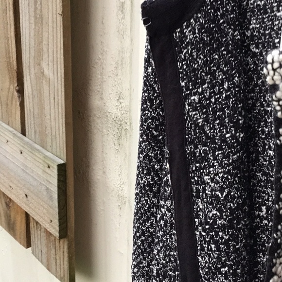 Talbot’s Black & Cream Knit Sweater Cardigan Jacket - Picture 16 of 16